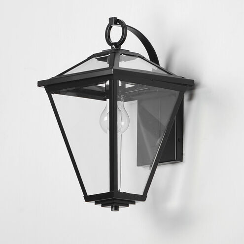 Prism 1 Light 16 inch Black Outdoor Wall Mount