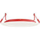 Slim Fire LED 7.5 inch White Flush Mount Ceiling Light