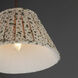 Dunbridge 1 Light 14 inch Weathered Brass Single Pendant Ceiling Light