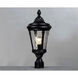 Sentry 1 Light 21 inch Black Outdoor Pole/Post Mount
