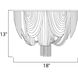 Chantilly LED 18 inch Polished Nickel Flush Mount Ceiling Light