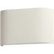 Prime LED 13 inch White Linen ADA Wall Sconce Wall Light