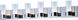 Silo 6 Light 40 inch Polished Chrome Bath Light Wall Light in Xenon