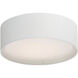 Prime LED 20 inch Flush Mount Ceiling Light in White Linen