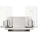 Sleek 2 Light 12.00 inch Bathroom Vanity Light