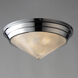 Hargreaves 3 Light 16.5 inch Polished Nickel Flush Mount Ceiling Light