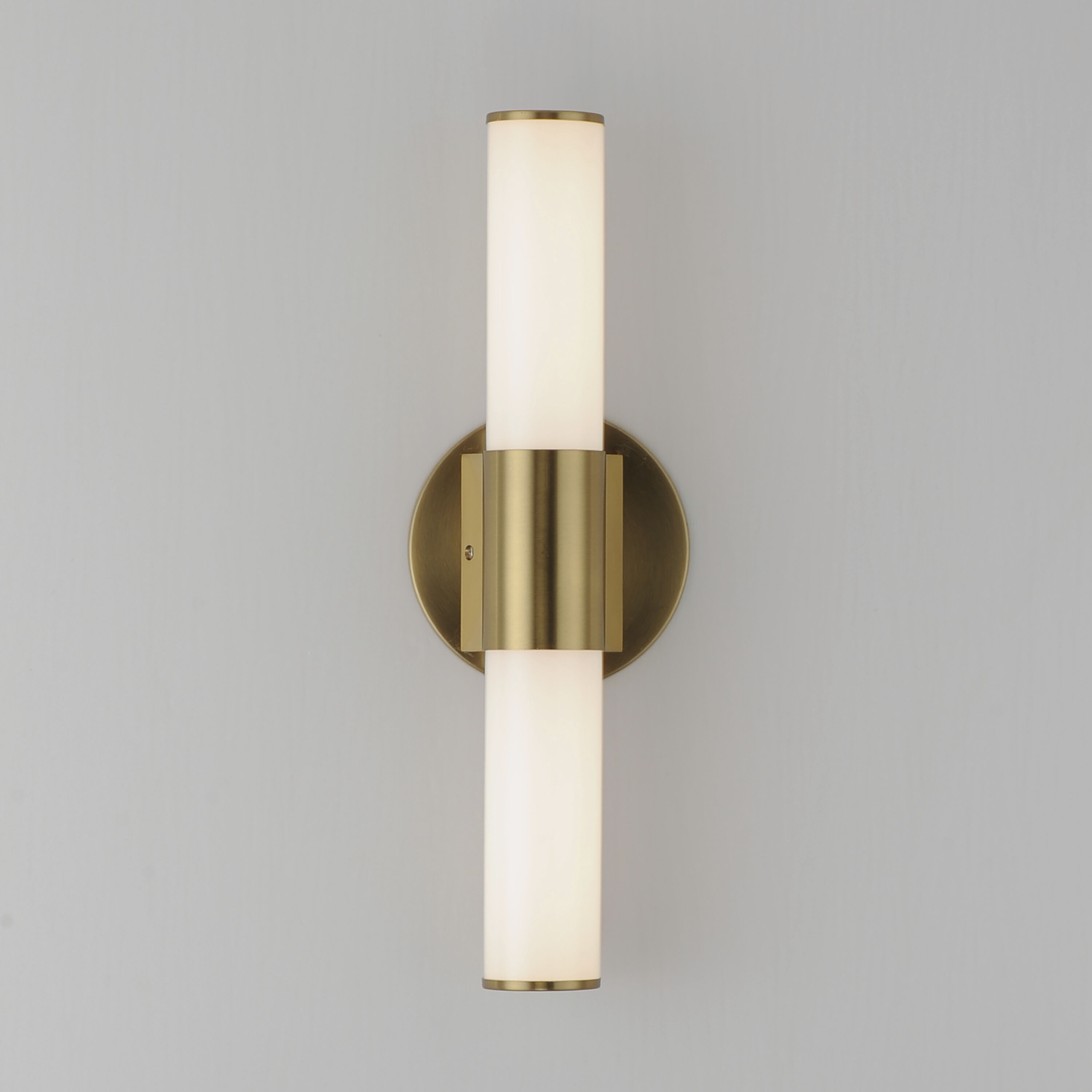 Tubo LED 18 inch Natural Aged Brass Bath Vanity Light Wall Light