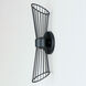 Zeta LED 5 inch Black Wall Sconce Wall Light