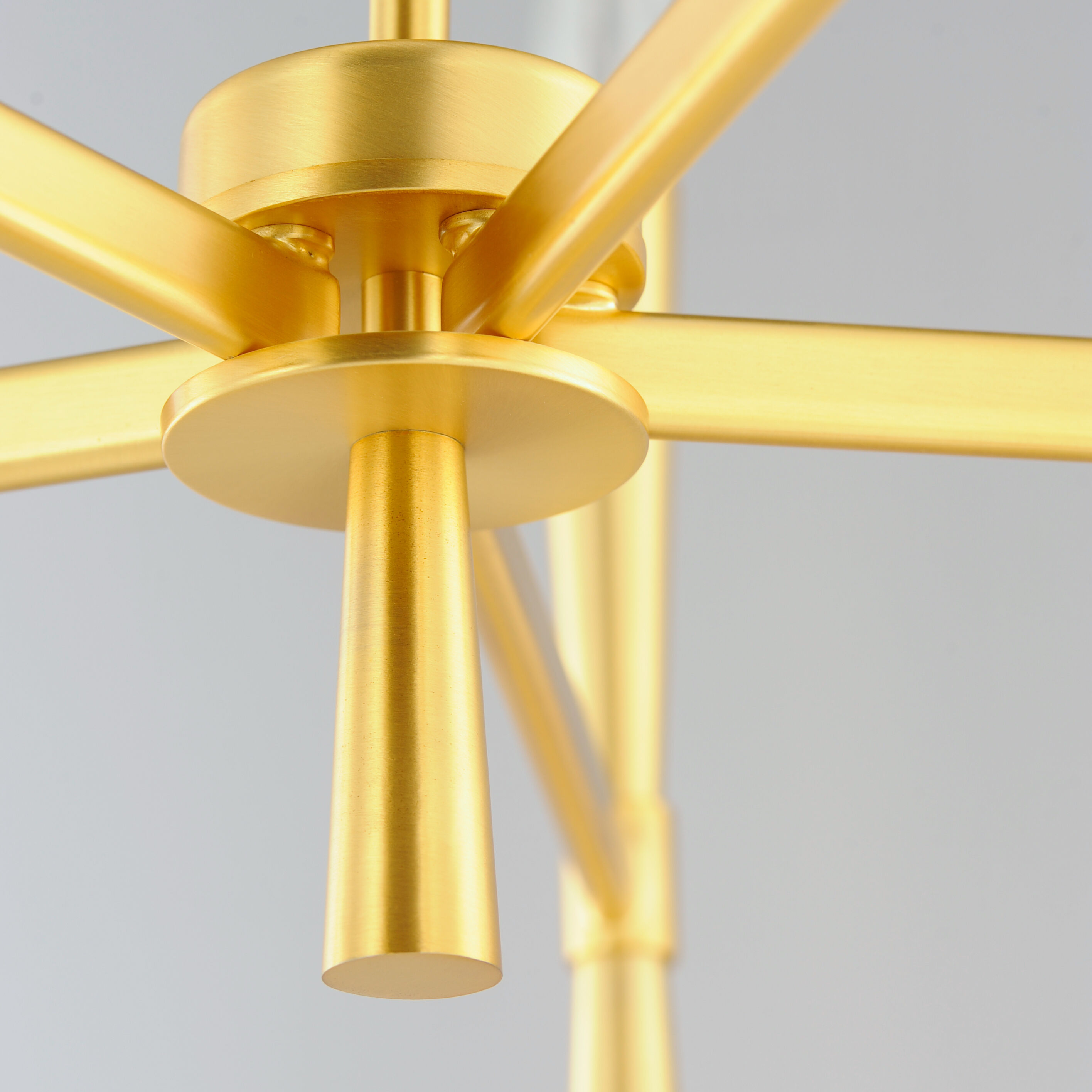 Rome 10 Light 24 inch Satin Brass Chandelier Ceiling Light