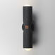 Pompeii 2 Light 5 inch Lava and Black Wall Sconce Wall Light