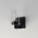 Pinn 1 Light 4.75 inch Black and Satin Brass Wall Sconce Wall Light