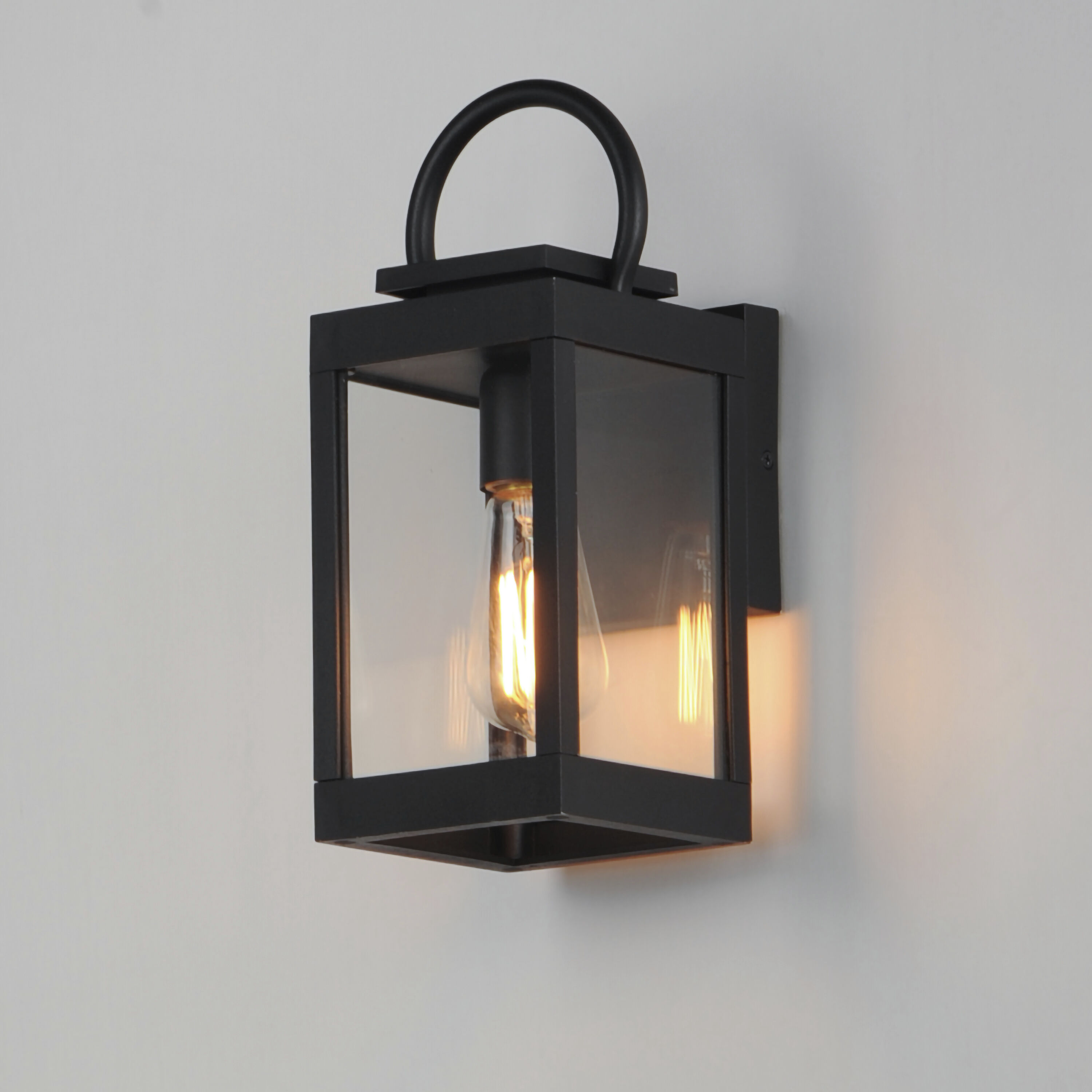Nassau Vivex 1 Light 13 inch Black Outdoor Wall Mount