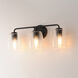 Honey 3 Light 22 inch Kentucky Bronze Bath Vanity Wall Light