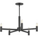 Emana 5 Light 24 inch Black Chandelier Ceiling Light