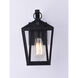 Artisan 1 Light 12 inch Black Outdoor Wall Sconce