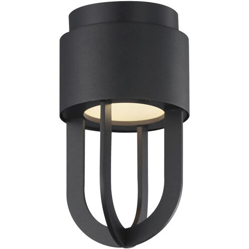 Quayside VX LED 5.5 inch Black Outdoor Flush Mount