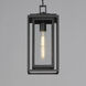 Cabana 1 Light 7 inch Black Outdoor Pendant