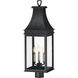 Bramwell VX 3 Light 28.5 inch Black Patina Outdoor Pole/Post Mount