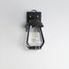 Mariner 1 Light 12.75 inch Black and Antique Brass Outdoor Wall Mount, Small