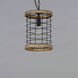 Homestead 1 Light 10 inch Driftwood and Black Single Pendant Ceiling Light