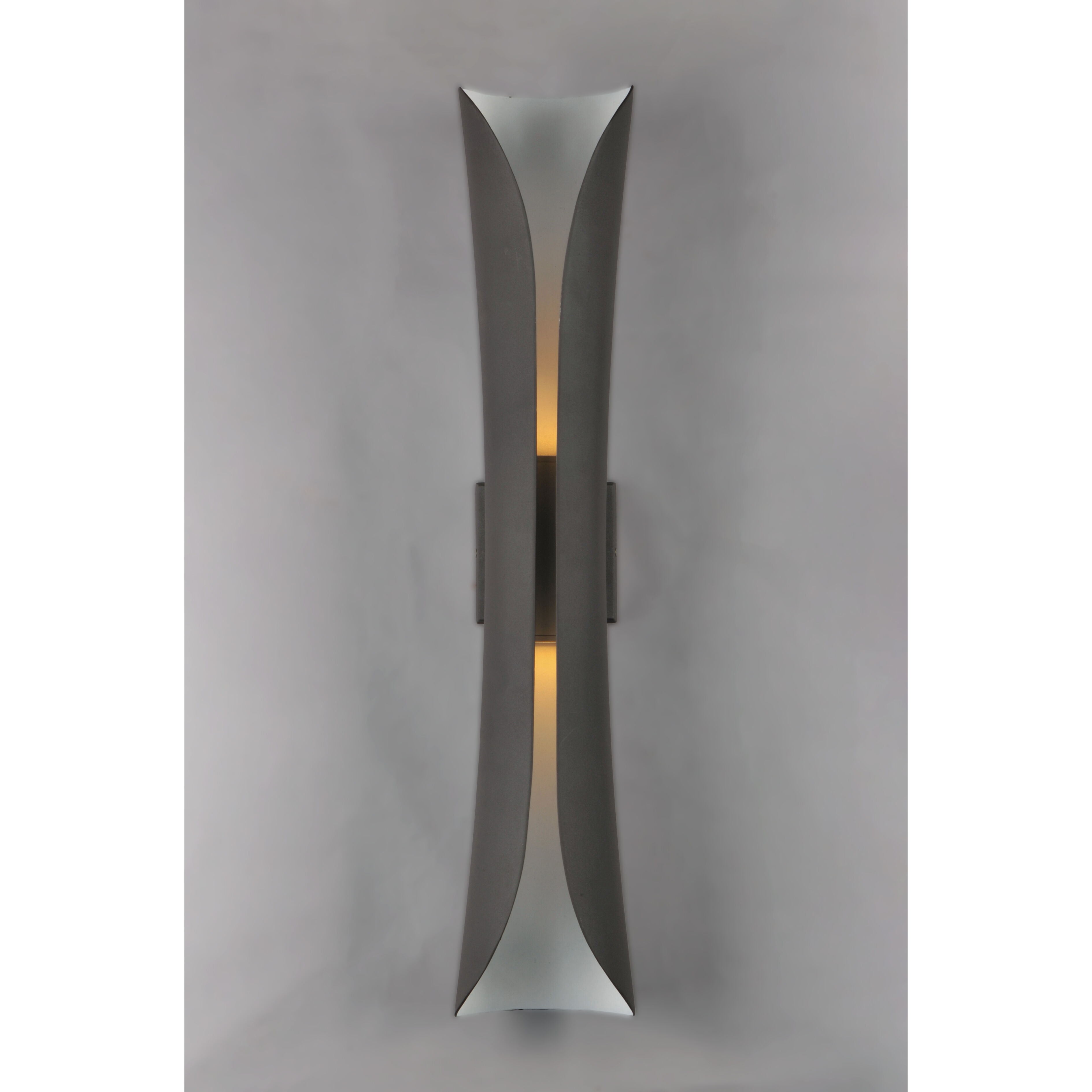 Scroll LED 30 inch Architectural Bronze Outdoor Wall Sconce