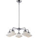 New School LED 28 inch Satin Nickel Down Light Chandelier Ceiling Light