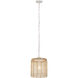 Vannerie 1 Light 7 inch Ecru Mini Pendant Ceiling Light