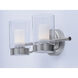 Mod LED 14.25 inch Satin Nickel Bath Vanity Wall Light