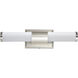 Optic LED 18 inch Satin Nickel Bath Vanity Wall Light
