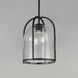 Foundry 1 Light 11 inch Black Outdoor Pendant
