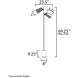 Scout 70.75 inch 8 watt Weathered Wood and Tan Leather Floor Lamp Portable Light