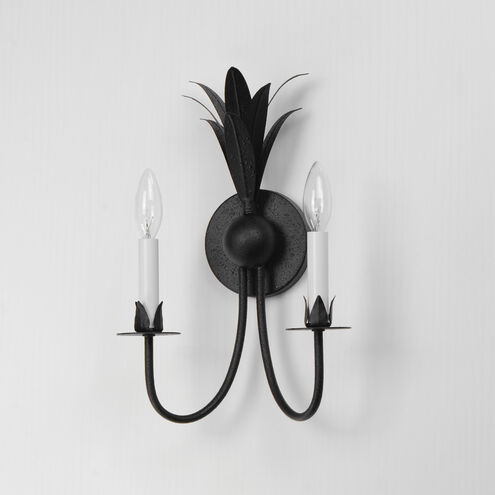 Paloma 2 Light 10.25 inch Anthracite Wall Sconce Wall Light