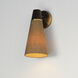 Sumatra 1 Light 6.5 inch Natural Aged Brass Wall Sconce Wall Light