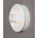 Influx LED 10 inch White Outdoor Wall Mount