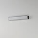 Edge LED 18 inch Black Bath Vanity Light Wall Light