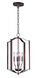 Provident 4 Light 15 inch Oil Rubbed Bronze Single Pendant Ceiling Light