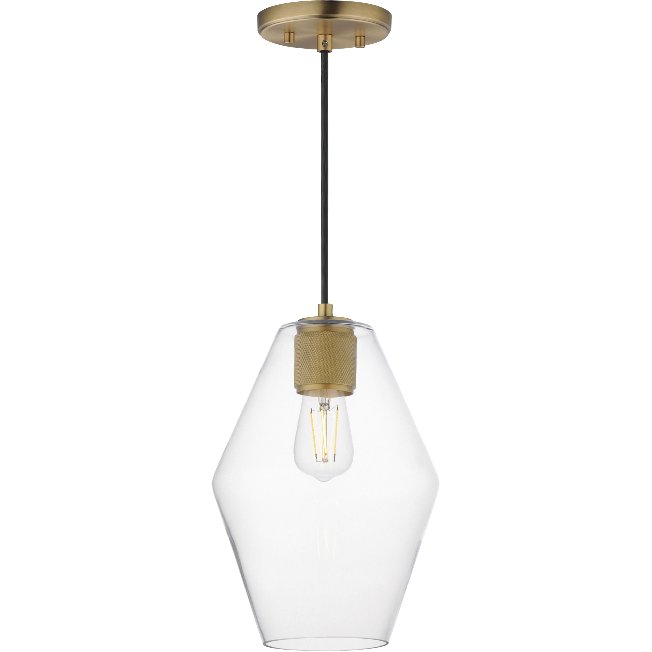 Geode 1 Light 8.70 inch Mini Pendant