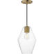 Geode 1 Light 8.70 inch Mini Pendant
