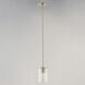 Sleek 1 Light 4 inch Satin Nickel Mini Pendant Ceiling Light