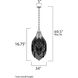Twirl 3 Light 16.75 inch Golden Silver Chandelier Ceiling Light