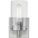 Pinn 1 Light 4.75 inch Satin Nickel Wall Sconce Wall Light