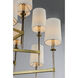 Uptown 15 Light 39 inch Satin Brass/Polished Nickel Chandelier Ceiling Light