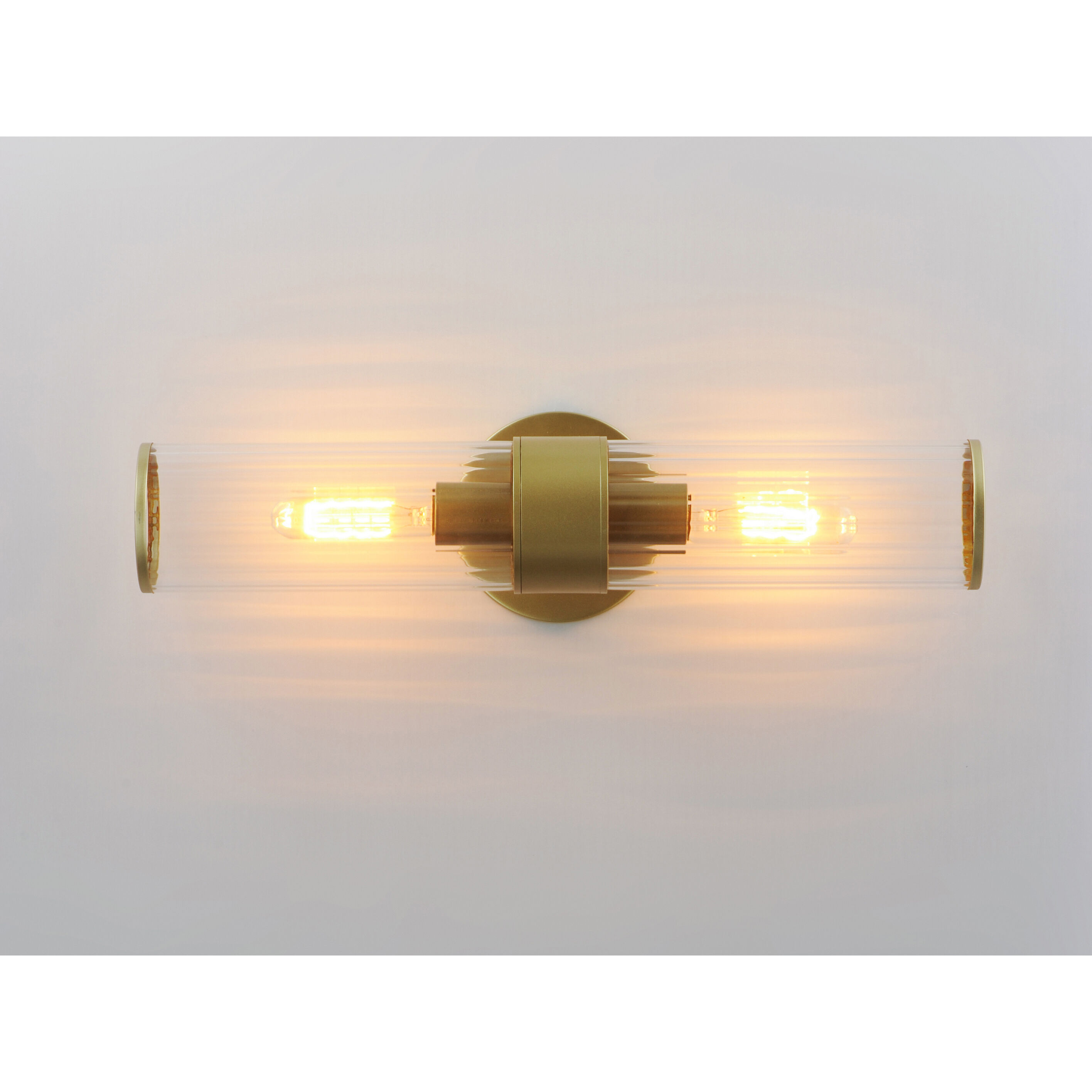Crosby 2 Light 5 inch Satin Brass Wall Sconce Wall Light