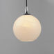 Neve 1 Light 9 inch Polished Chrome Single Pendant Ceiling Light