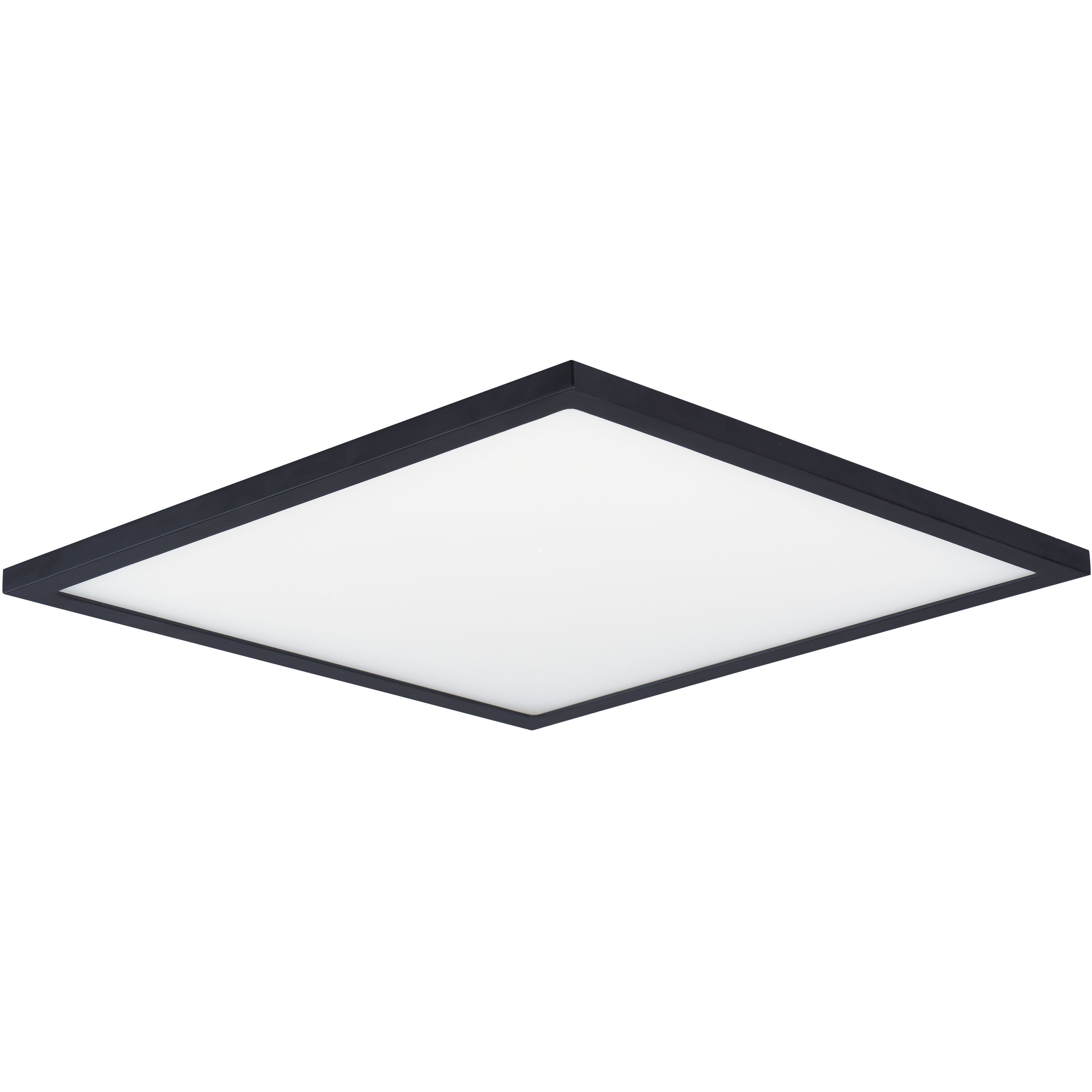 Wafer LED 15 inch Black Flush Mount Ceiling Light