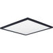 Wafer LED 15 inch Black Flush Mount Ceiling Light