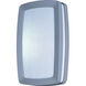 Zenith EE 2 Light 12 inch Platinum Outdoor Wall Mount