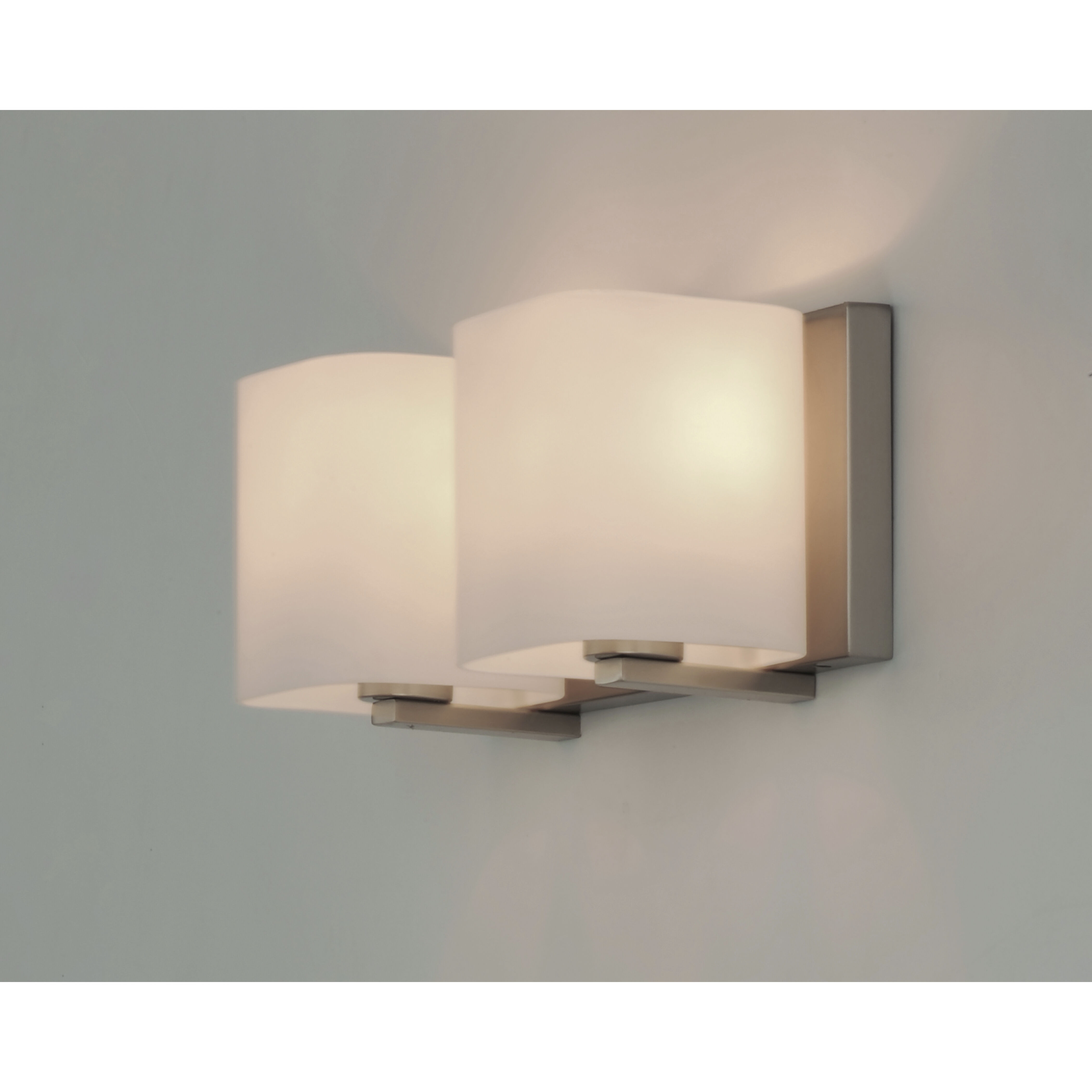 Wrap 2 Light 13 inch Satin Nickel Bath Vanity Wall Light