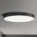 Trim LED 16 inch Black Flush Mount Ceiling Light