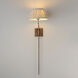 Dunbridge 1 Light 12 inch Weathered Brass Wall Sconce Wall Light